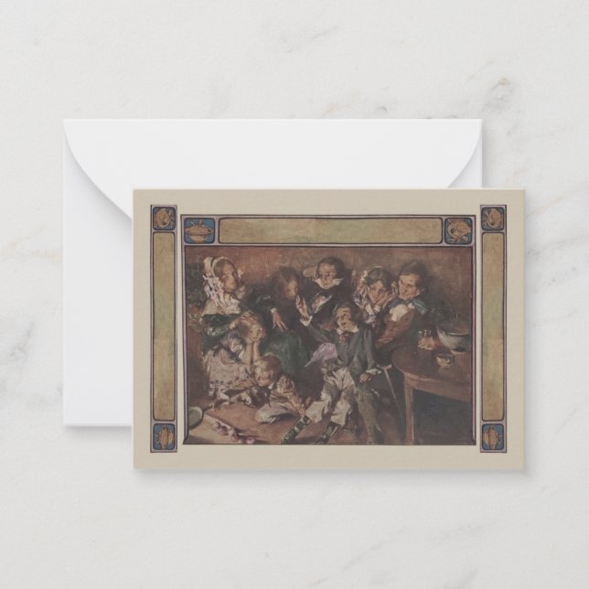 Pequeña Tarjeta de regalo Tiny Tim Dios nos bendiga de Dic (Anverso)