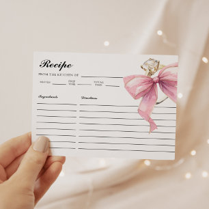 Pequeña Tarjeta de Reproducción de Ducha Bridal de Coquett