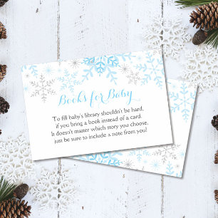 Pequeña tarjeta de reserva de Baby Shower para Sno