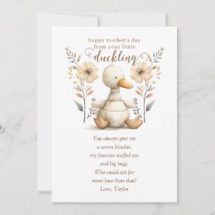 Pequeña tarjeta de saludo del Día de la Madre