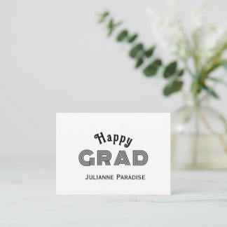 Pequeña Tarjeta De Saludo Para Graduación