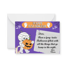 Tarjeta de saludo Spooktacular Halloween