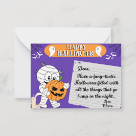 Pequeña Tarjeta de saludo Spooktacular Halloween