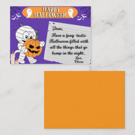 Pequeña Tarjeta de saludo Spooktacular Halloween