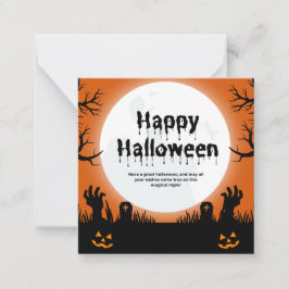 Pequeña Tarjeta de saludo Spooktacular Halloween