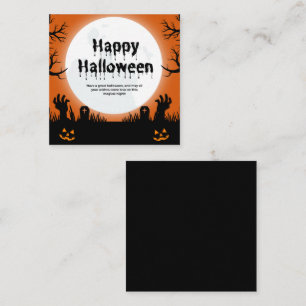 Pequeña Tarjeta de saludo Spooktacular Halloween