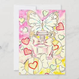 Pequeña Tarjeta de San Valentín de Mariposa