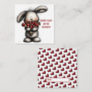Pequeña Tarjeta de San Valentín divertida para el aula - D