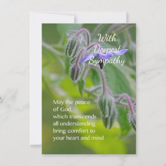 Pequeña Tarjeta de simpatía cristiana
