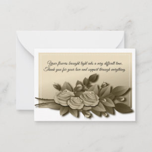 Pequeña Tarjeta de simpatía de la rama de Bouquet florido 