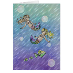 Pequeña tarjeta de sirenas de Molly Harrison