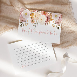 Pequeña Tarjeta de Sobre de Consejos para Padres en la Fie