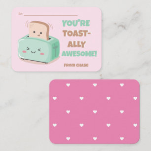 Pequeña Tarjeta de tostadas asombrosa para El día de San V