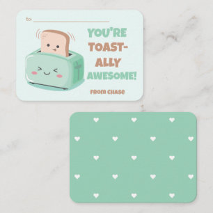Pequeña Tarjeta de tostadas asombrosa para El día de San V