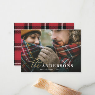 Pequeña tarjeta de vacaciones de Navidades de fotografía d