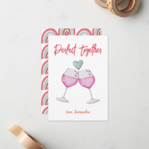 Pequeña Tarjeta de vacaciones de San Valentín perfecta jun