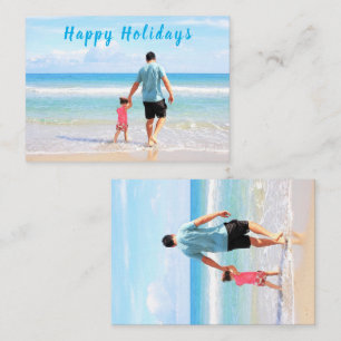 Pequeña Tarjeta de vacaciones de verano con foto y texto p