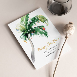 Pequeña Tarjeta de vacaciones para Navidades con el logoti