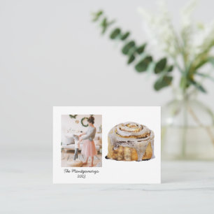 Pequeña Tarjeta de vacaciones para Navidades de fotografía