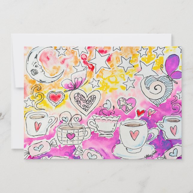 Pequeña Tarjeta del Día de San Valentín (Anverso)