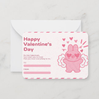 Pequeña Tarjeta del Día de San Valentín