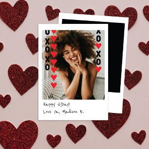 Pequeña Tarjeta del Día de San Valentín con Foto Instantán