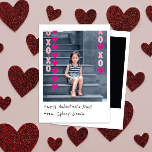 Pequeña Tarjeta del Día de San Valentín de Foto Instantáne