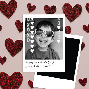 Pequeña Tarjeta del Día de San Valentín de Foto Instantáne