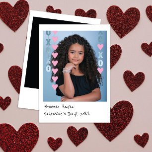 Pequeña Tarjeta del Día de San Valentín de Foto Instantáne