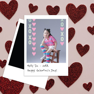 Pequeña Tarjeta del Día de San Valentín de Foto Instantáne