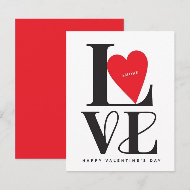 Pequeña Tarjeta del Día de San Valentín Sé Mía Tarjeta del (Anverso / Reverso)