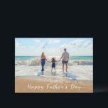 Pequeña Tarjeta del día del padre de la foto Personalizado<br><div class="desc">Feliz Tarjetas del Día del Padre con foto y texto Personalizado - Único tu propio diseño - Papá personalizado / Familia / Amigos o Regalo de tarjeta personal - Añadir tu foto o texto - Redimensionar y mover o eliminar y agregar elementos / imágenes con la herramienta Personalización ! Elija...</div>