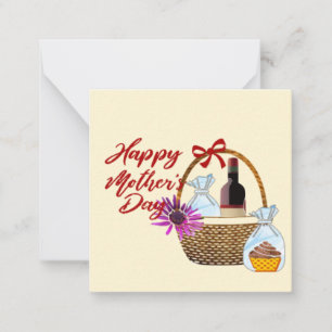 Pequeña Tarjeta del Día Feliz de la Madre