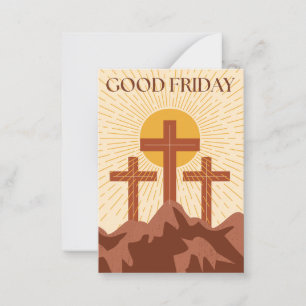 Pequeña Tarjeta del Viernes Santo