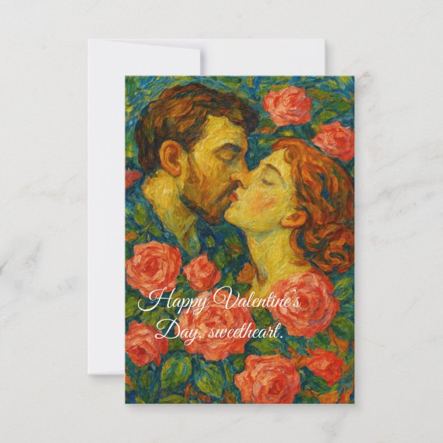 Pequeña tarjeta el día de San Valentín (Anverso)