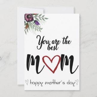 Pequeña Tarjeta Feliz día de las madres