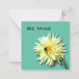 Pequeña tarjeta Floral Be Mine