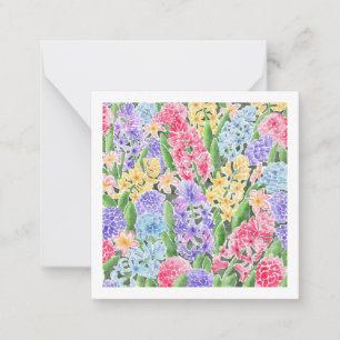 Pequeña Tarjeta Floral (estilo postal)