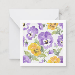 Pequeña Tarjeta Floral (estilo postal)
