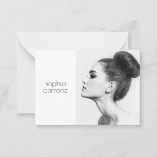 Pequeña Tarjeta fotográfica de artista profesional y fotóg