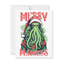 Tarjeta Gaze XMAS de Cthulhu Santa