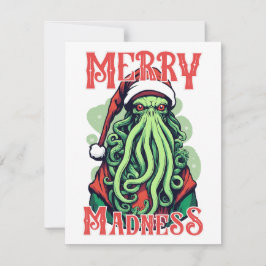 Pequeña Tarjeta Gaze XMAS de Cthulhu Santa