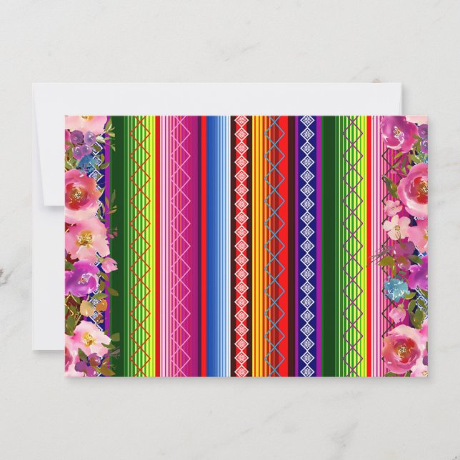 Pequeña Tarjeta mexicana de Miss Quinceañera rosa y oro (Anverso)