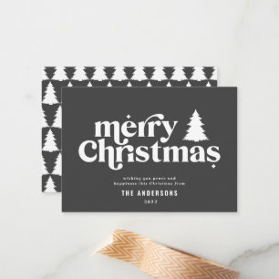Pequeña Tarjeta navideña de felicitación para la navidad c