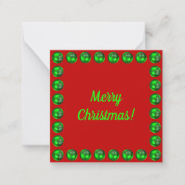Pequeña Tarjeta navideña Merry