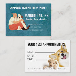 Pequeña Tarjeta para citas de negocios Dog Bed & Breakfast
