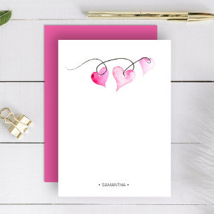 Pequeña Tarjeta Personalizada Rosa de Cumpleaños "Amor y C
