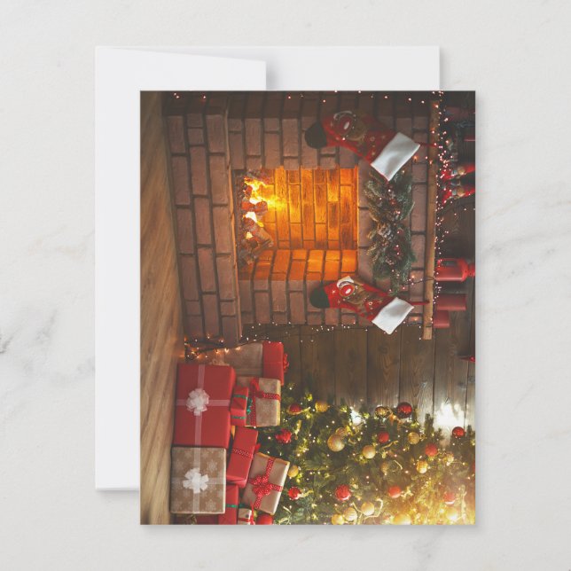 Pequeña Tarjeta Personalizado de navidades (Anverso)
