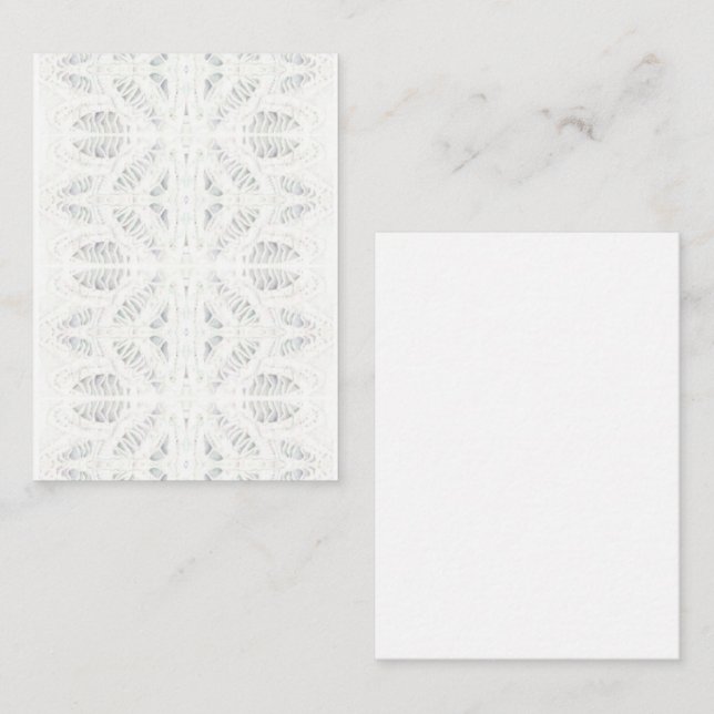Pequeña Tarjeta plana BATTENBURG LACE 3.5x2.5 / vertical (Anverso / Reverso)