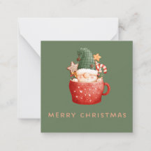 Tarjeta plana de 6,4 cm x 6,4 cm